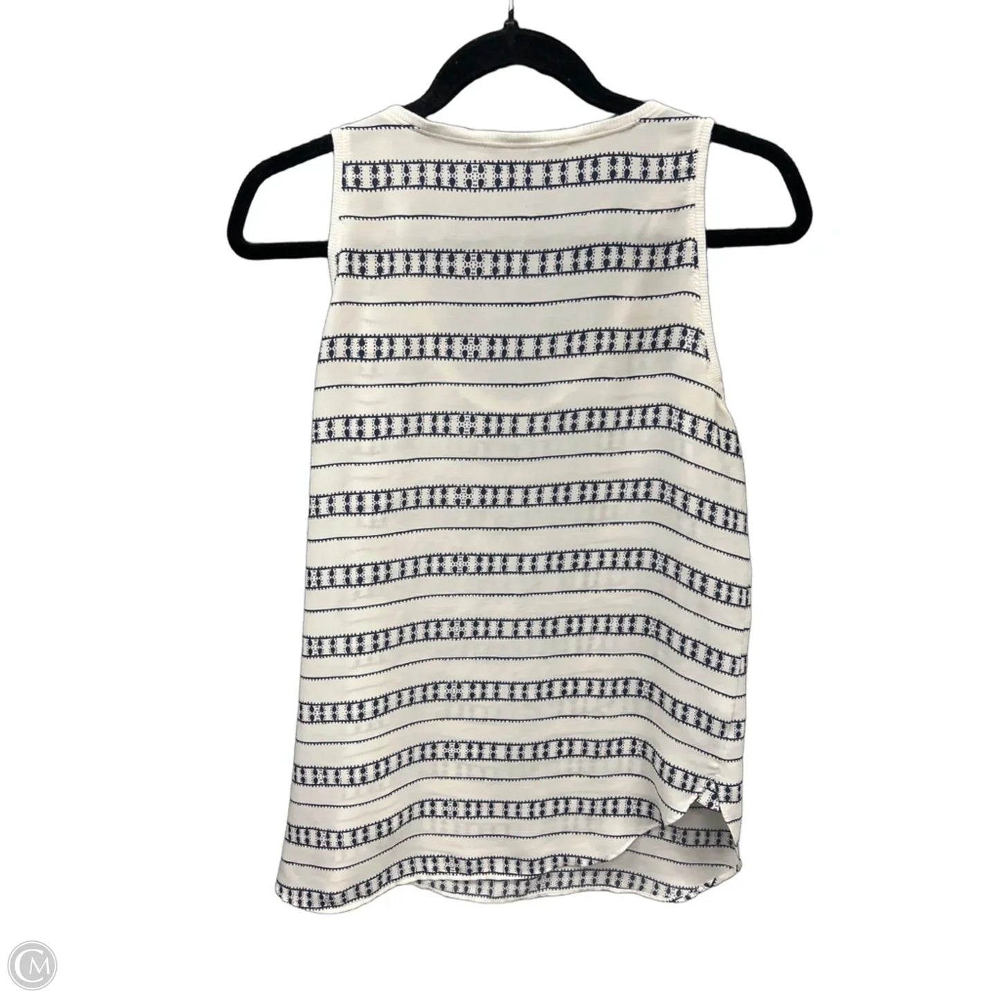 Top Sleeveless By Loft In White, Size: S