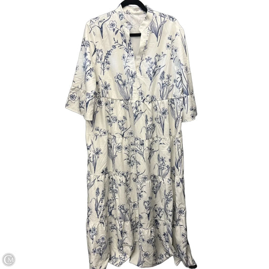 Dress Casual Maxi By Shein In Floral Print, Size: 1x