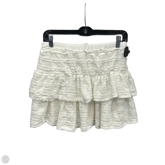 Skirt Mini & Short By Madden Girl In White, Size: 4