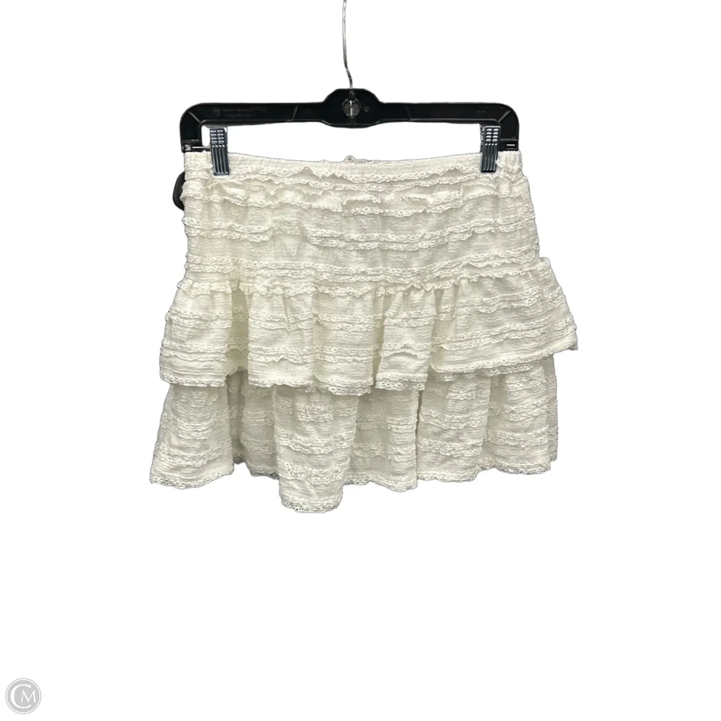 Skirt Mini & Short By Madden Girl In White, Size: 4