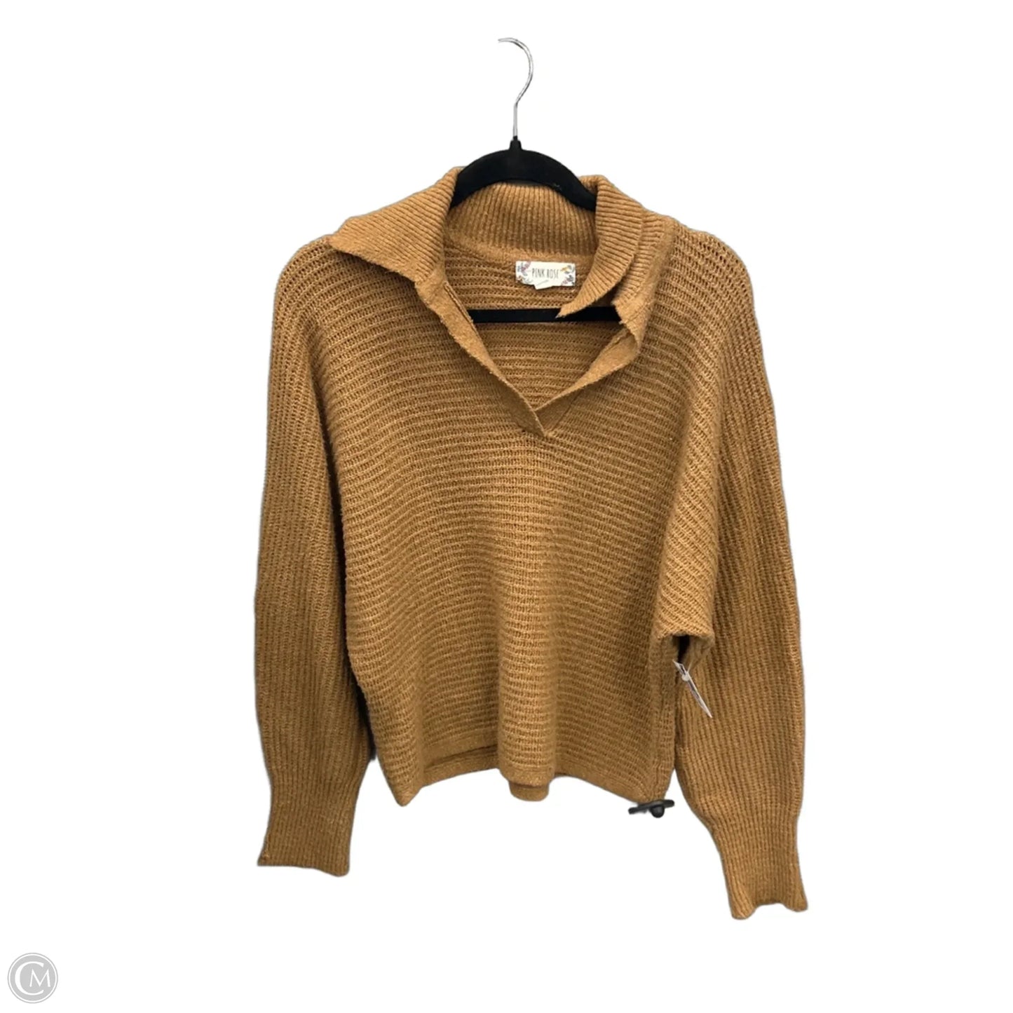 Sweater By Pink Rose In Brown, Size: S