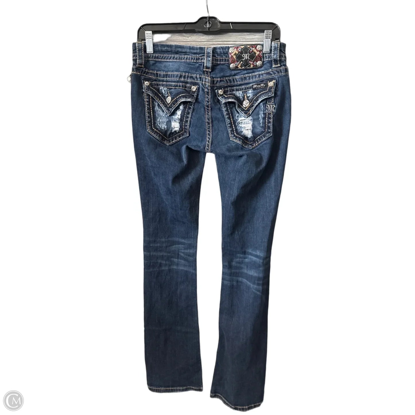Jeans Boot Cut By Miss Me In Blue Denim, Size: 8