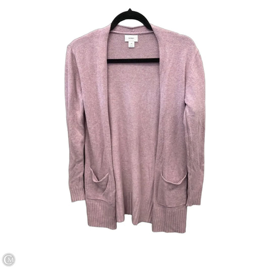 Sweater Cardigan By Old Navy In Purple, Size: Xs