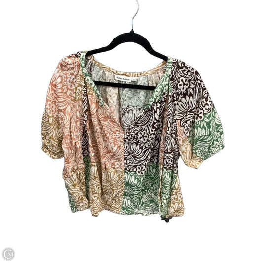Top Short Sleeve By Roller Rabbit In Multi-colored, Size: M