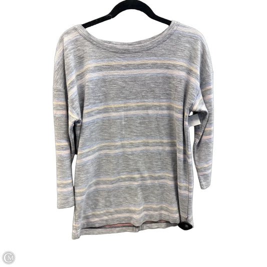Top Long Sleeve By Talbots In Grey, Size: M