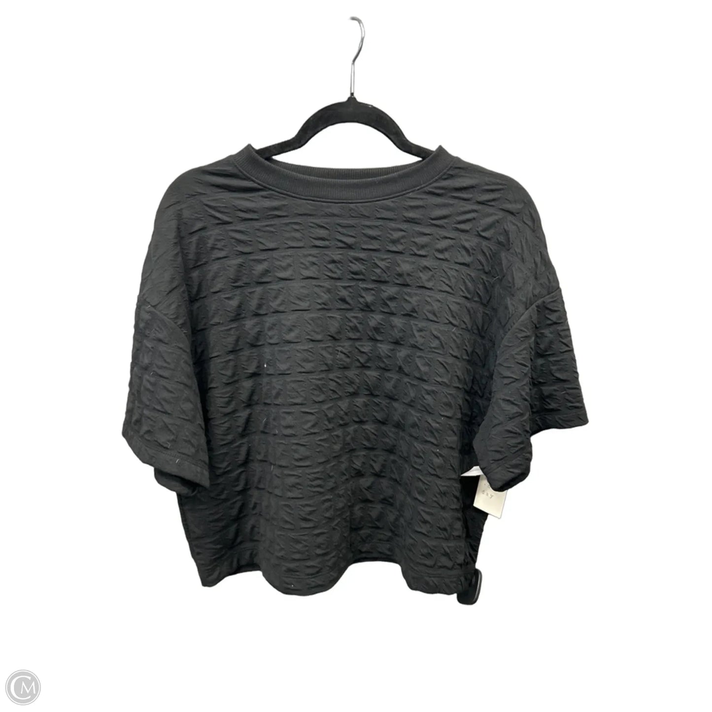 Top Short Sleeve By A New Day In Black, Size: M