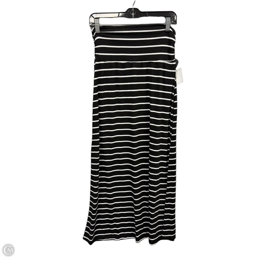 Skirt Maxi By Ultra Flirt In Black & White, Size: 8