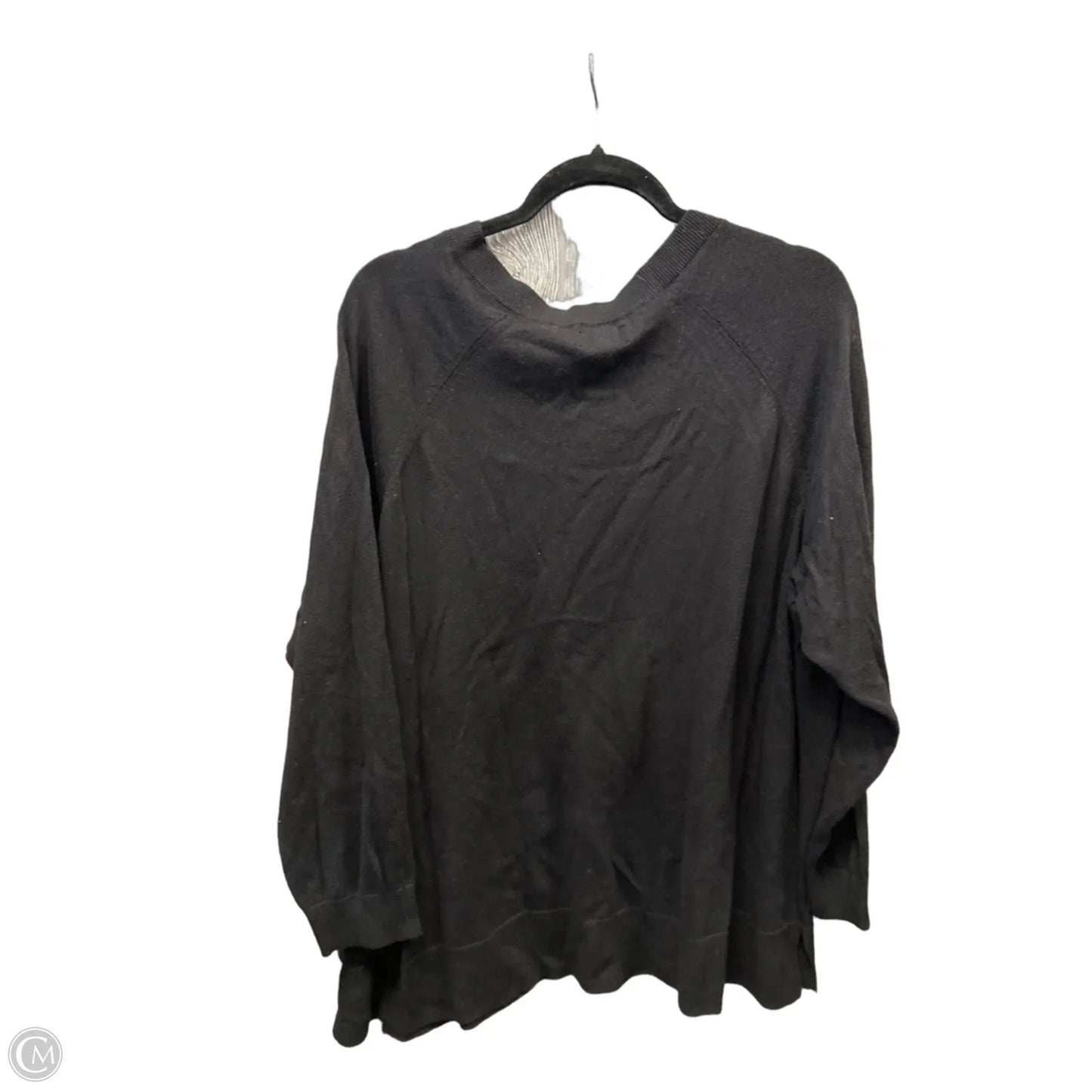 Sweater By Lucky Brand In Black, Size: Xxl