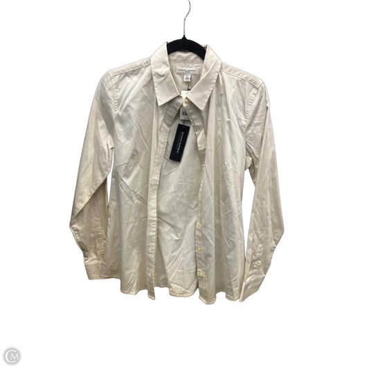 Top Long Sleeve By Banana Republic In Beige, Size: M