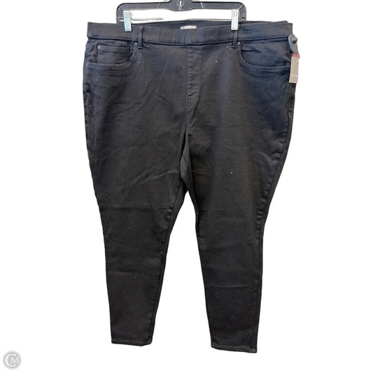 Jeans Skinny By Falls Creek In Black Denim, Size: 24