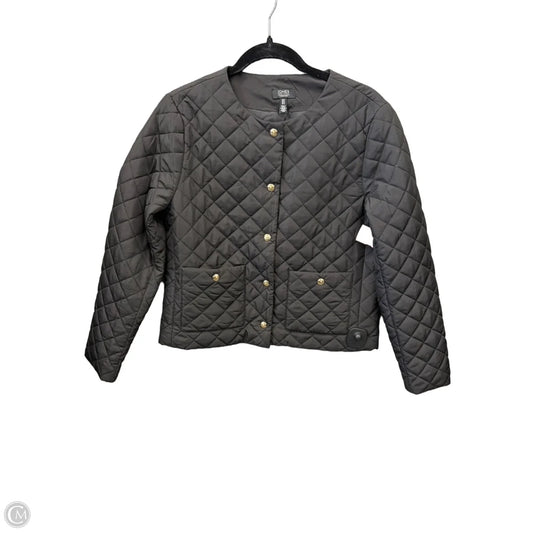 Jacket Puffer & Quilted By Jones New York In Black, Size: S