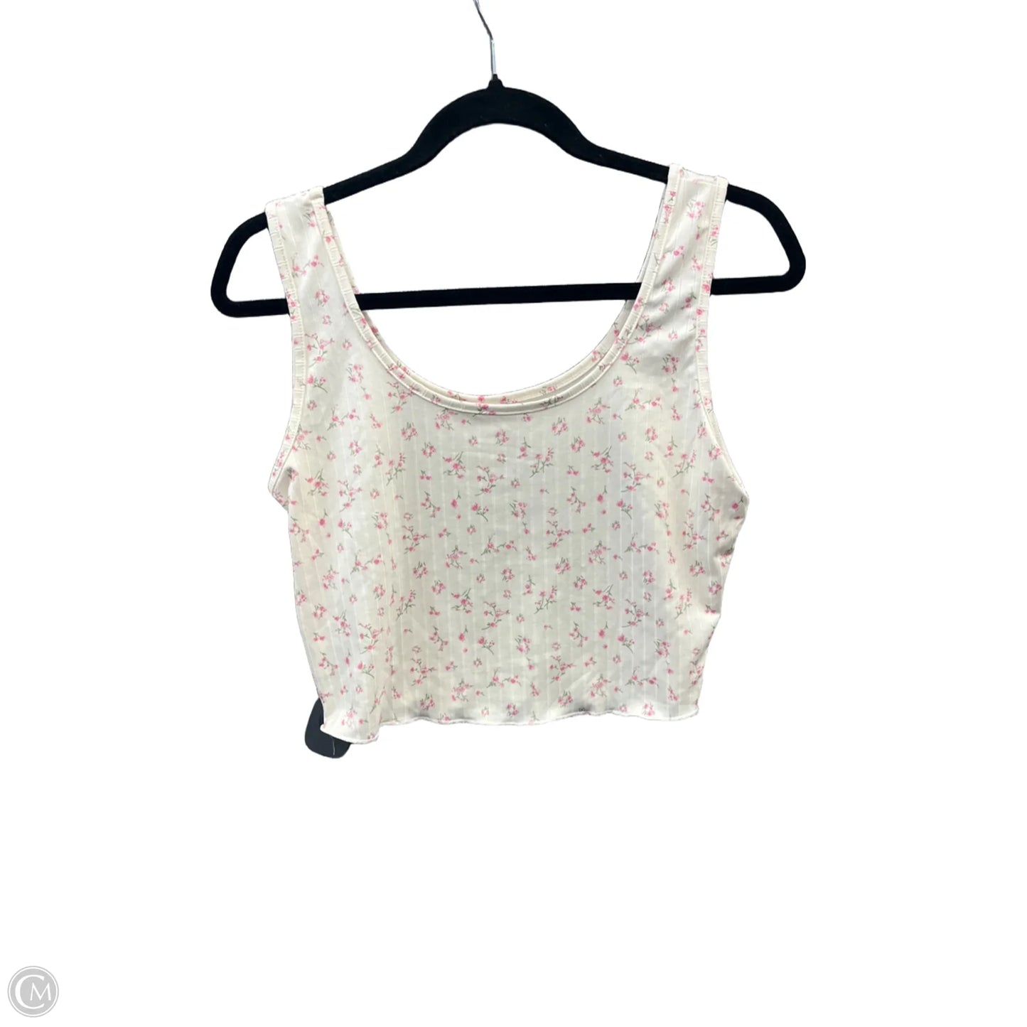 Top Sleeveless By Clothes Mentor In Yellow, Size: L