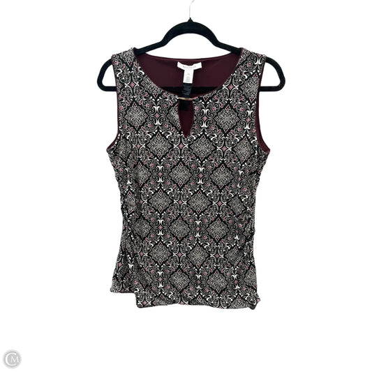 Top Sleeveless By White House Black Market In Black, Size: M