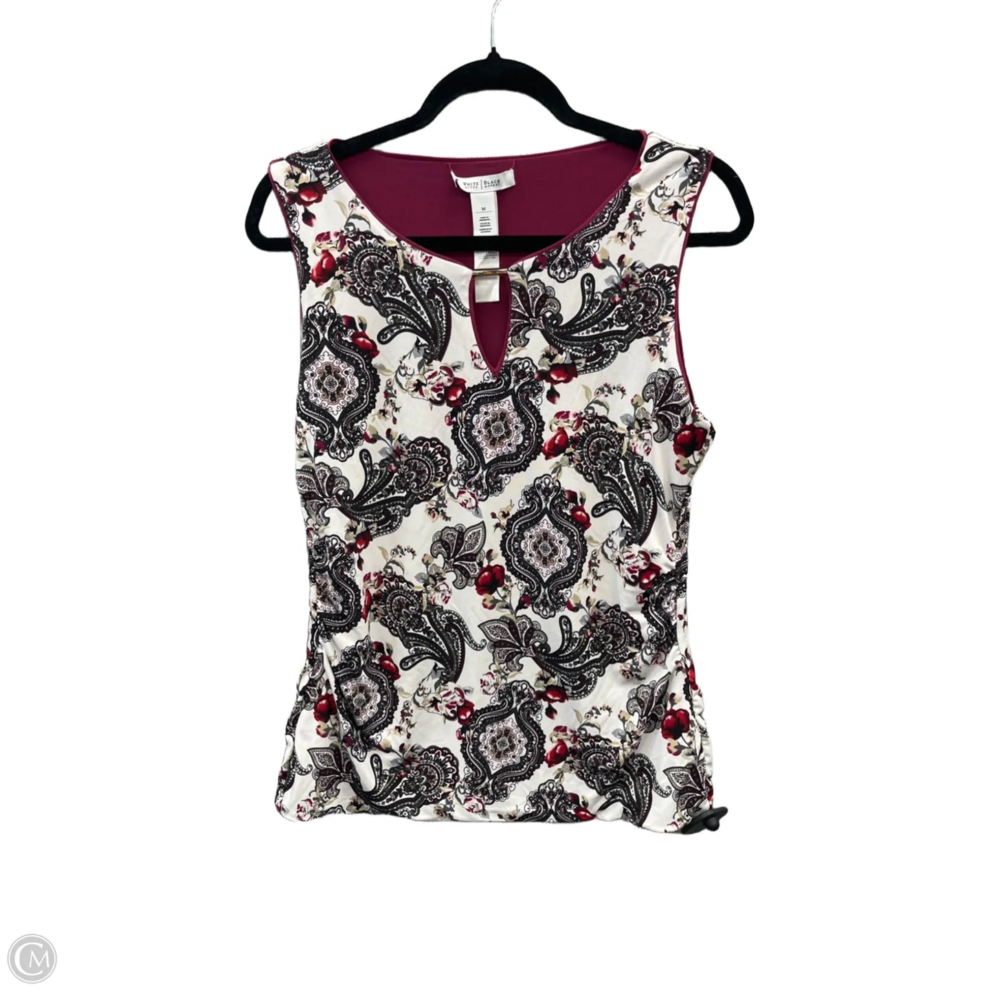 Top Sleeveless By White House Black Market In Cream, Size: M