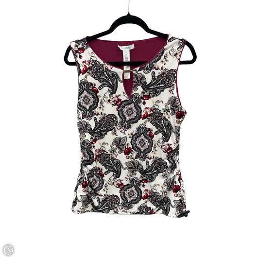 Top Sleeveless By White House Black Market In Cream, Size: M