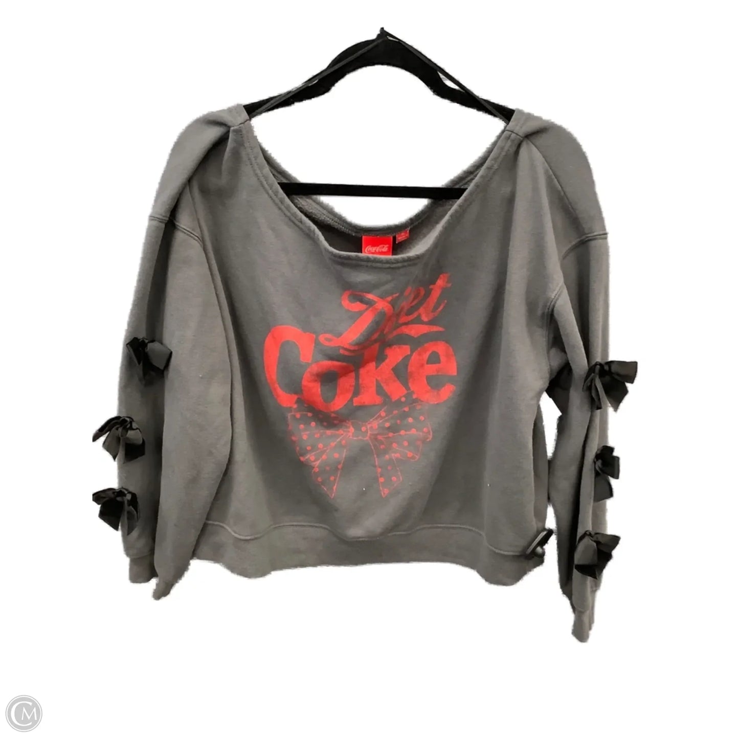 Top Long Sleeve By Clothes Mentor In Grey, Size: Xl