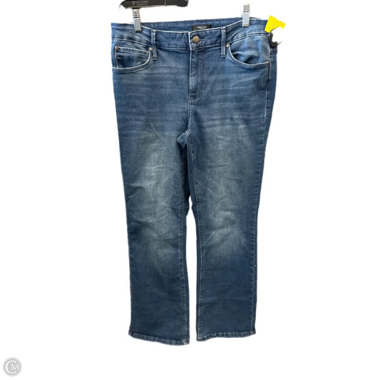 Jeans Boot Cut By Simply Vera In Blue Denim, Size: 10