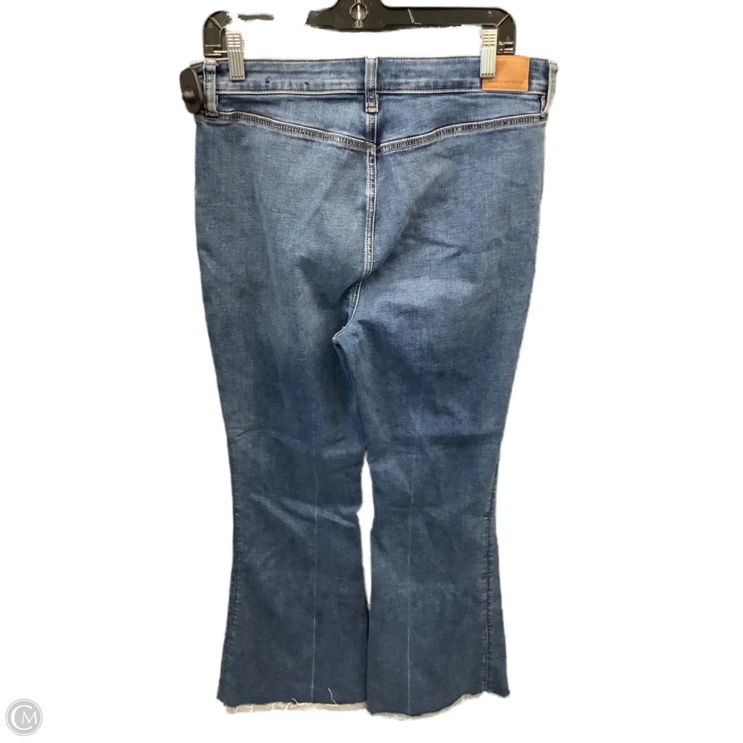 Jeans Boot Cut By American Eagle In Blue Denim, Size: 12