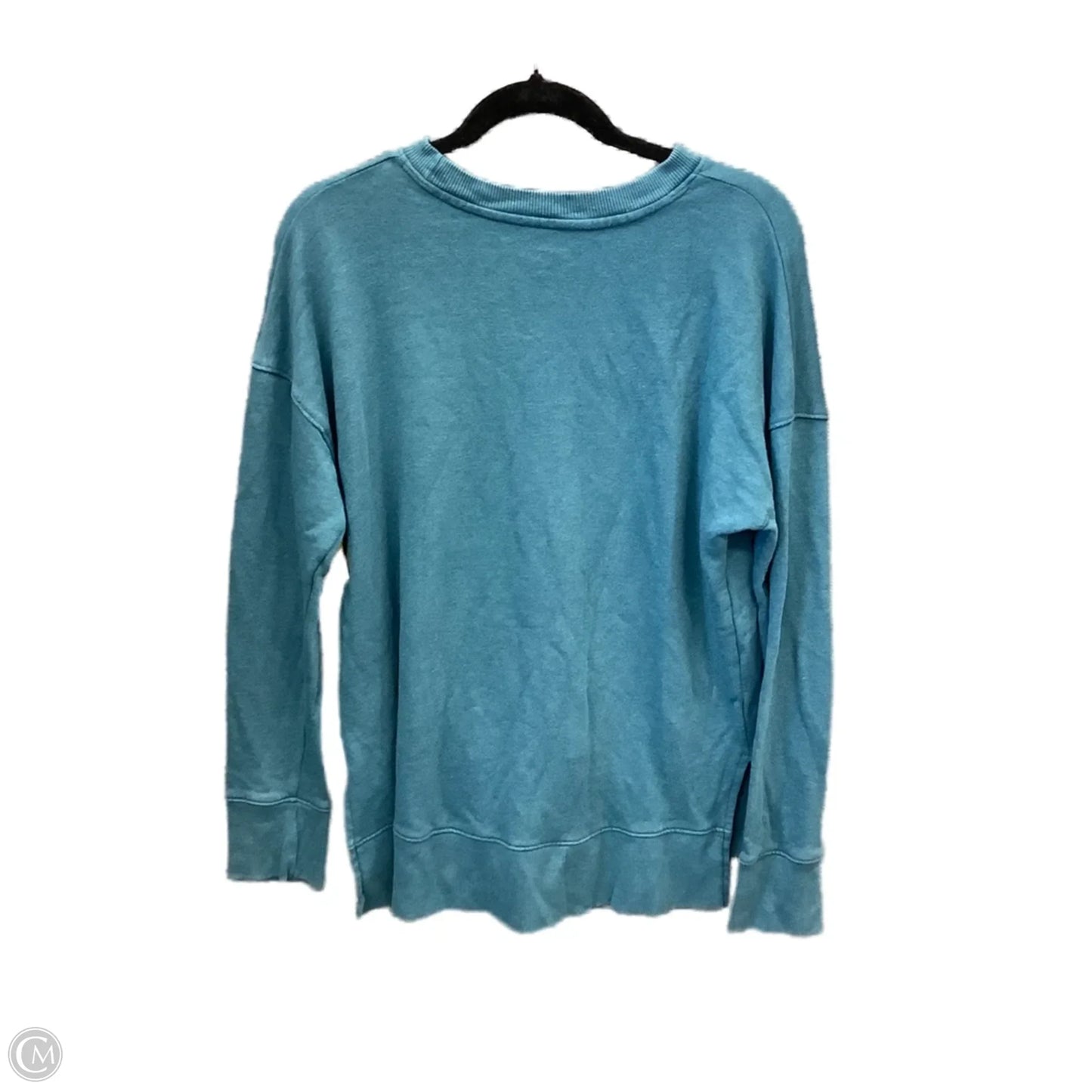 Top Long Sleeve By Time And Tru In Blue, Size: S