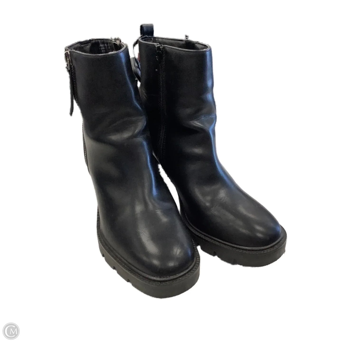 Boots Ankle Heels By Esprit In Black, Size: 8.5