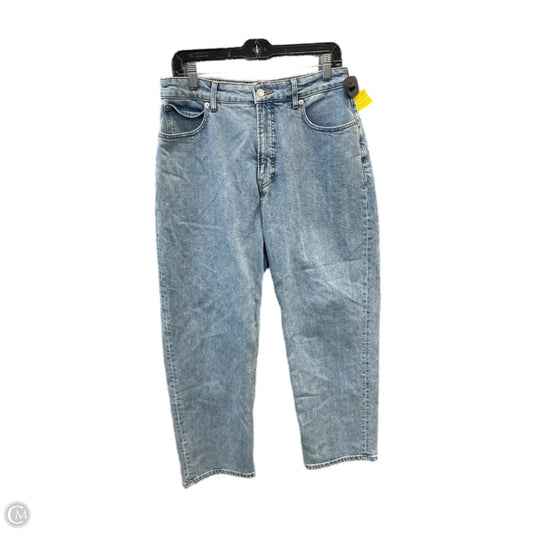 Jeans Wide Leg By Everlane In Blue Denim, Size: 8