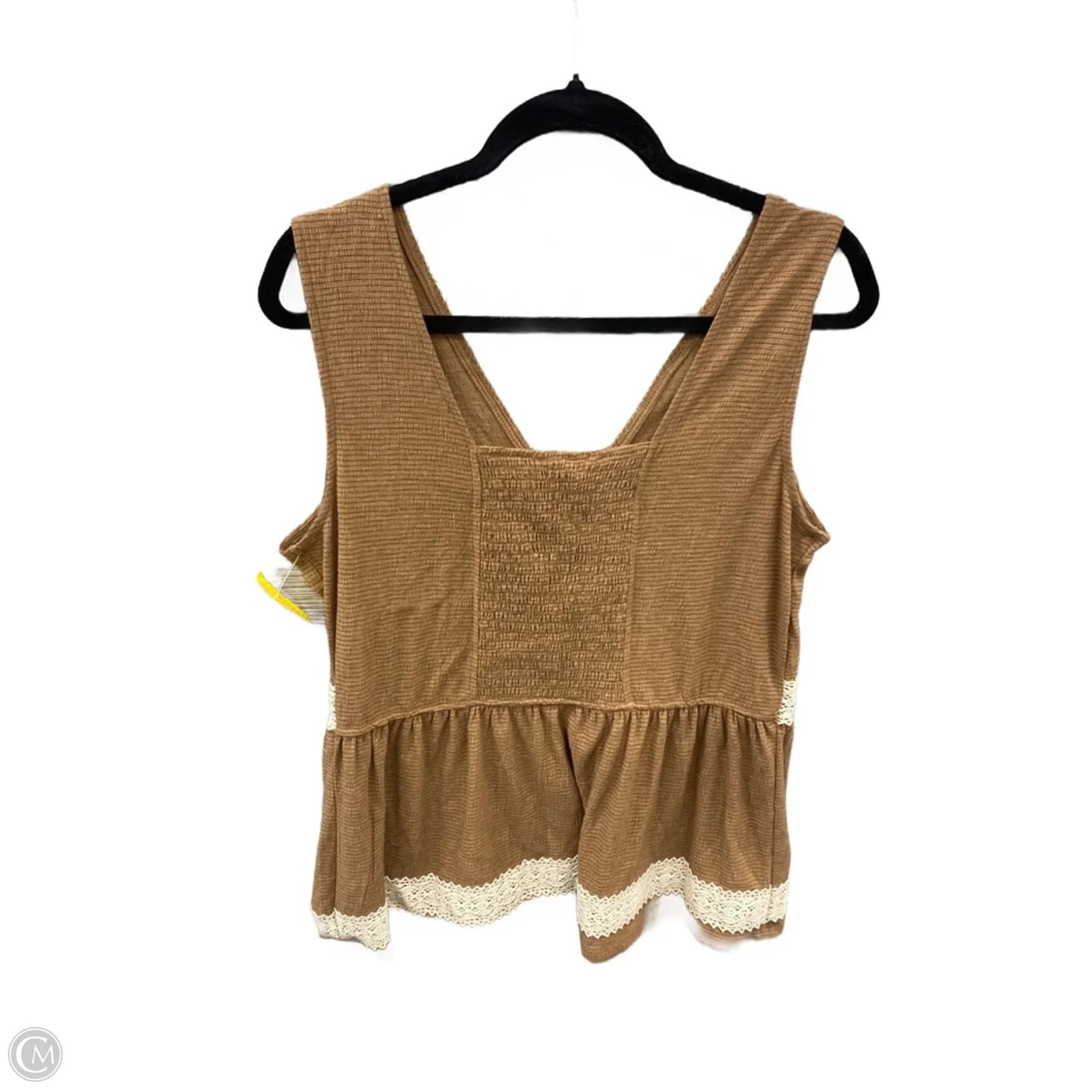 Top Sleeveless By Maurices In Brown, Size: Xl