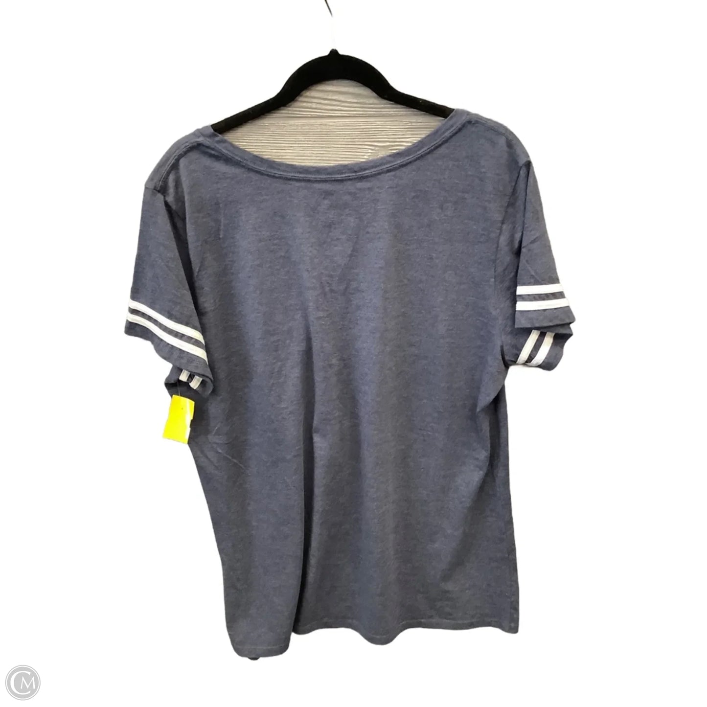 Top Short Sleeve By Clothes Mentor In Blue, Size: Xl