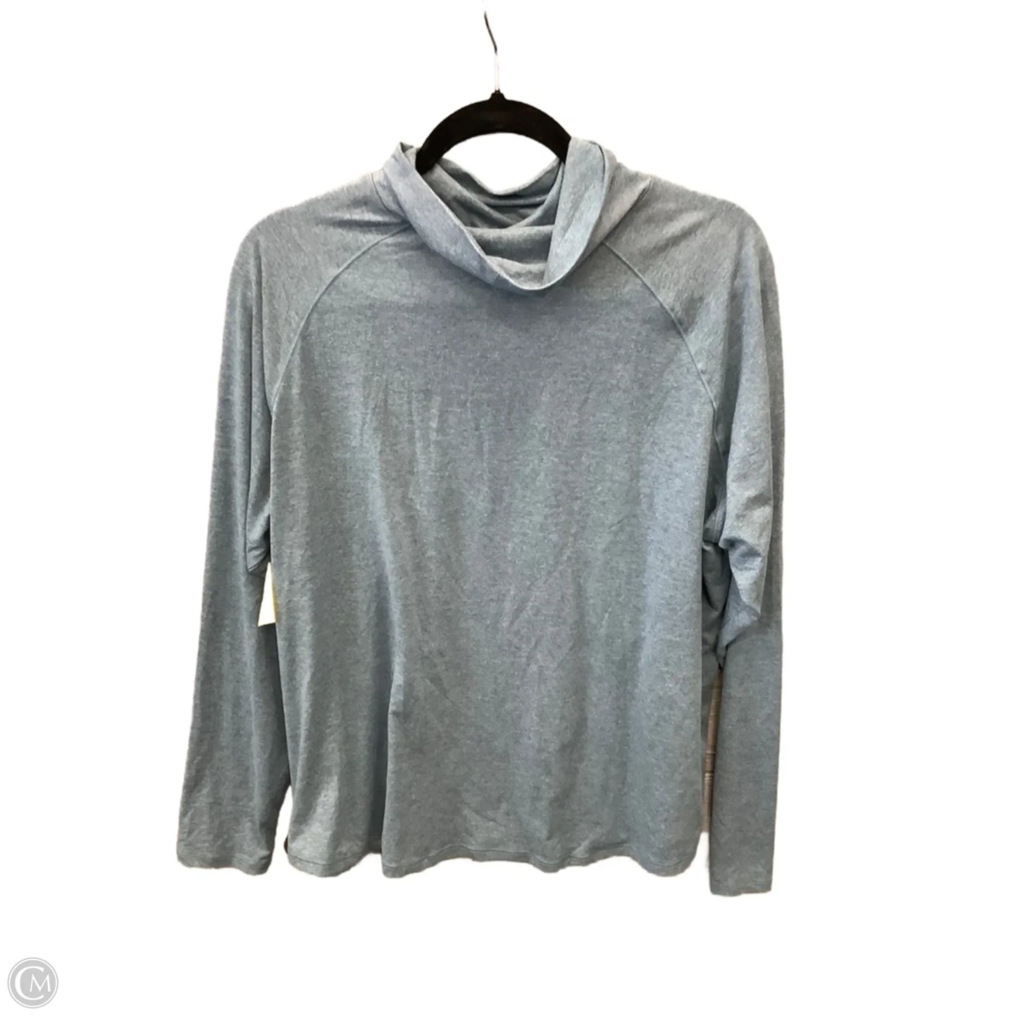 Top Long Sleeve By Eddie Bauer In Blue, Size: Xxl