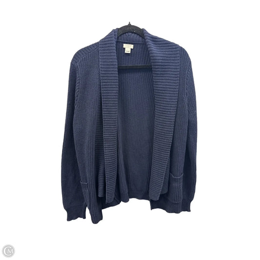 Sweater Cardigan By J. Crew In Blue, Size: M