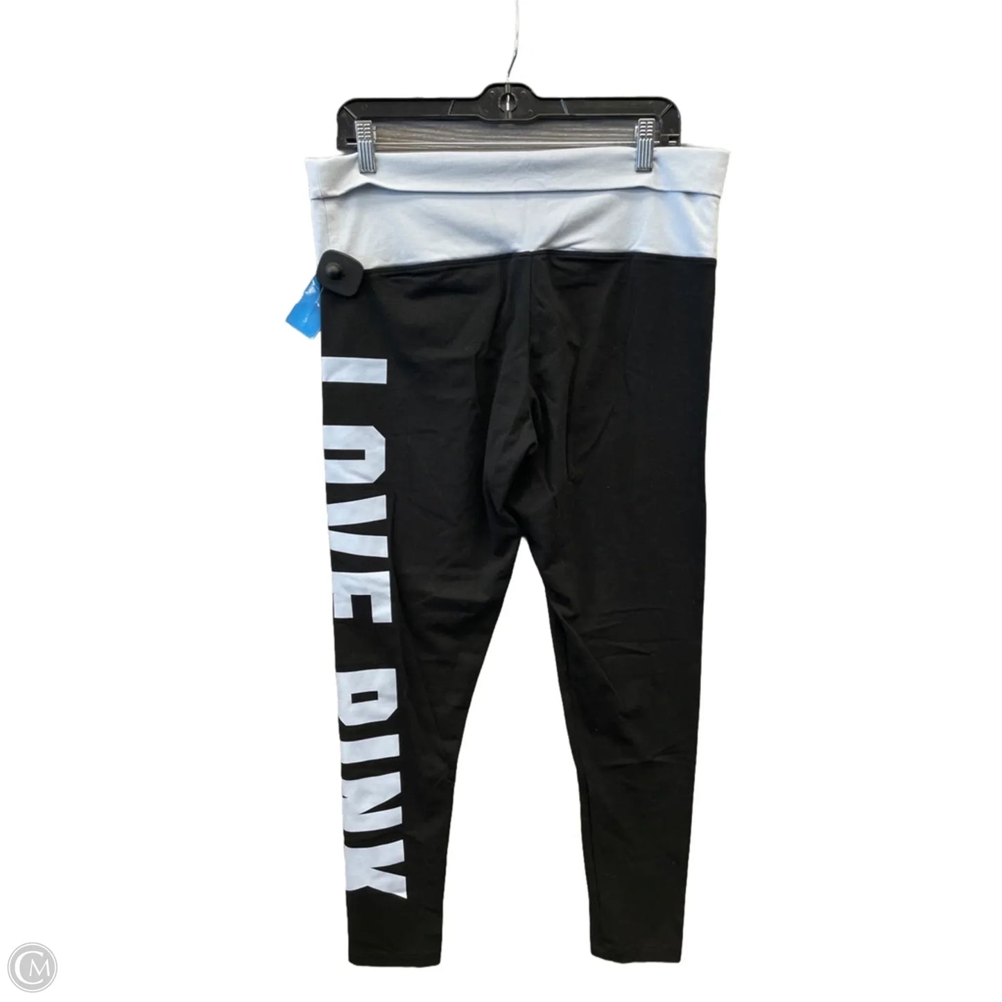 Athletic Leggings By Pink In Black, Size: Xl