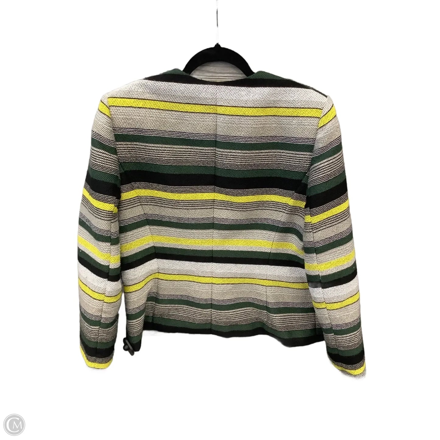 Blazer By Tahari In Striped Pattern, Size: M