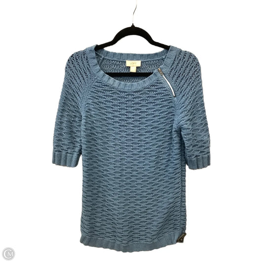 Sweater By Loft In Blue, Size: L
