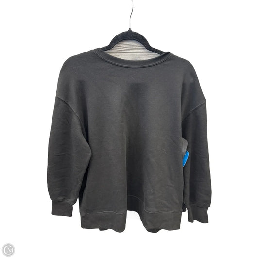 Top Long Sleeve By Terra & Sky In Black, Size: Xl