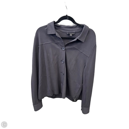 Top Long Sleeve By J. Jill In Grey, Size: L
