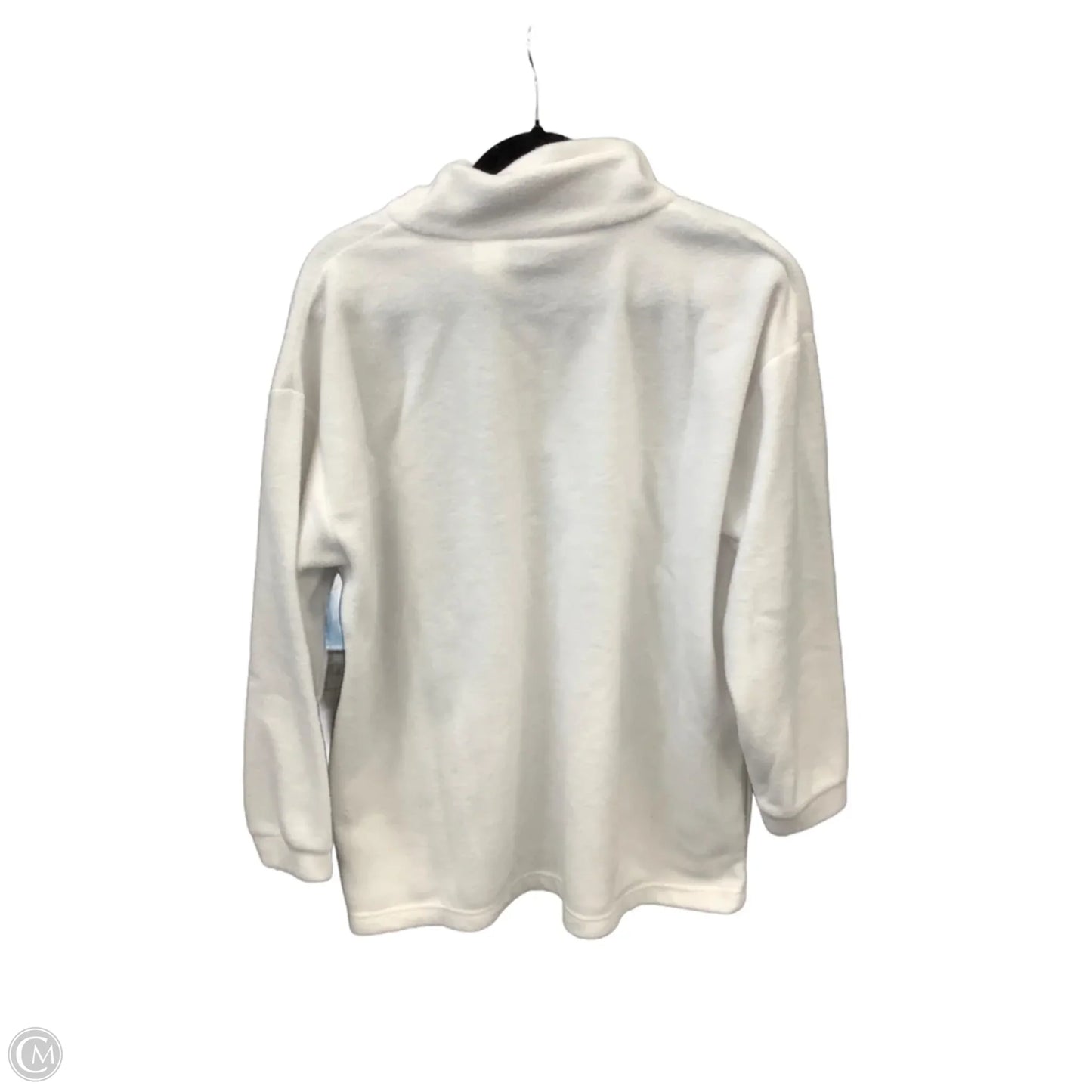 Top Long Sleeve By Clothes Mentor In White, Size: L
