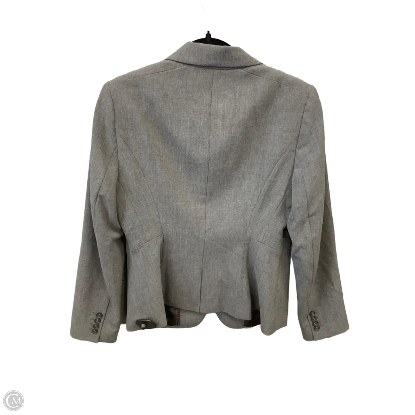 Blazer By Clothes Mentor In Grey, Size: M