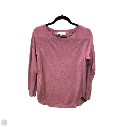 Sweater By Loft In Purple, Size: M