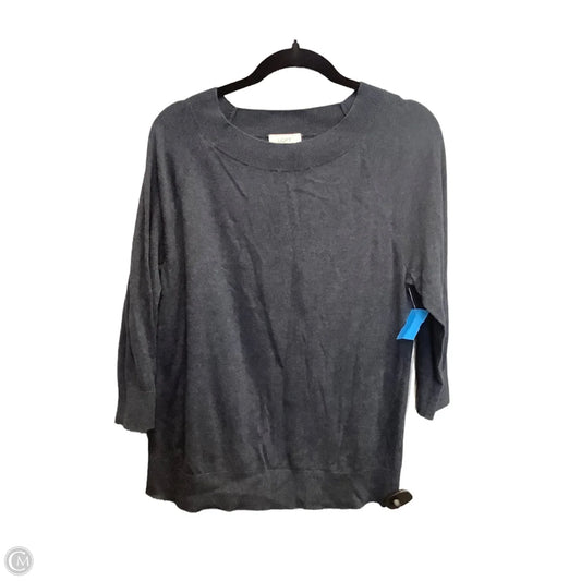 Top Long Sleeve By Loft In Blue, Size: L
