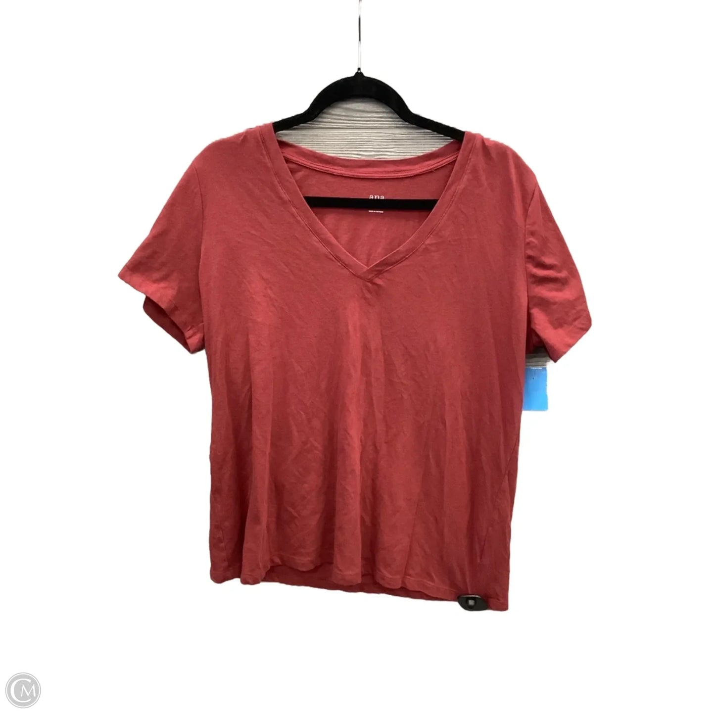 Top Short Sleeve By Ana In Red, Size: Xl