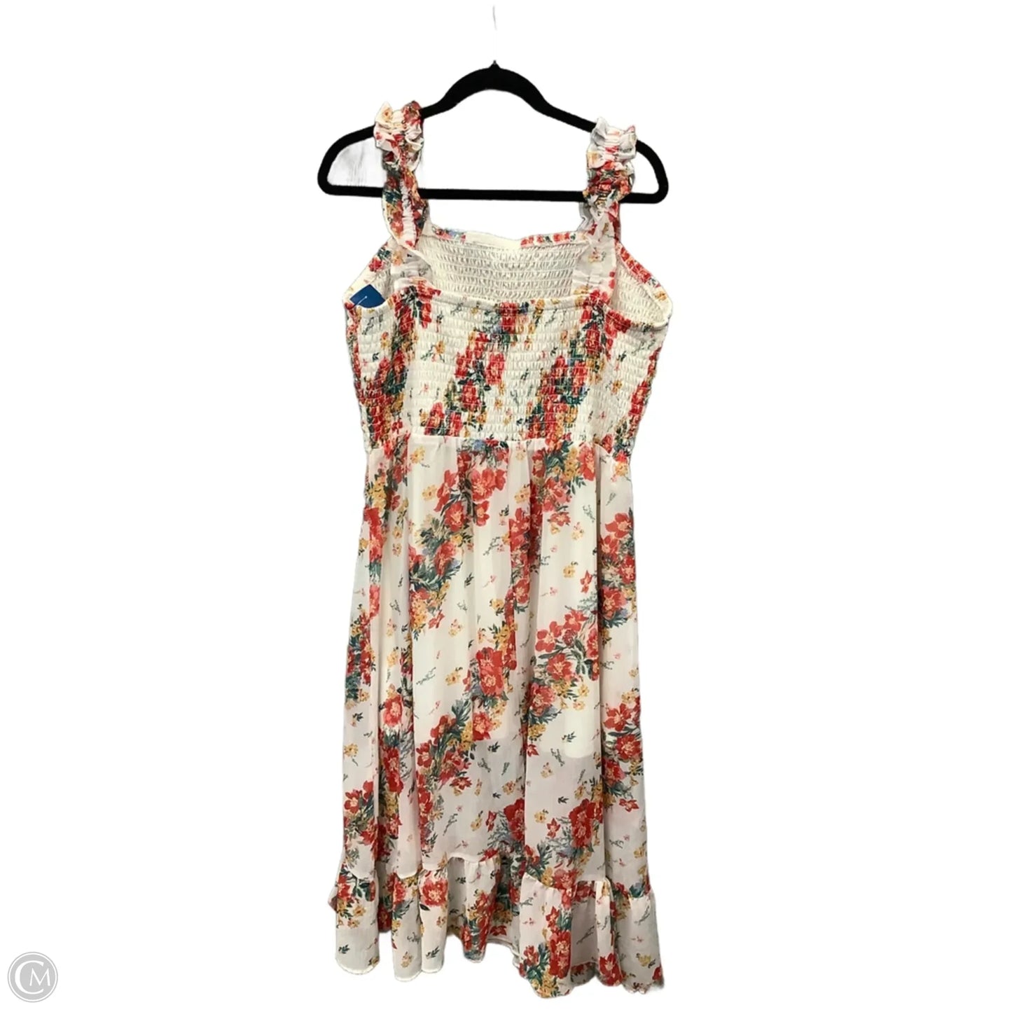 Dress Casual Maxi By Maurices In Floral Print, Size: Xxl