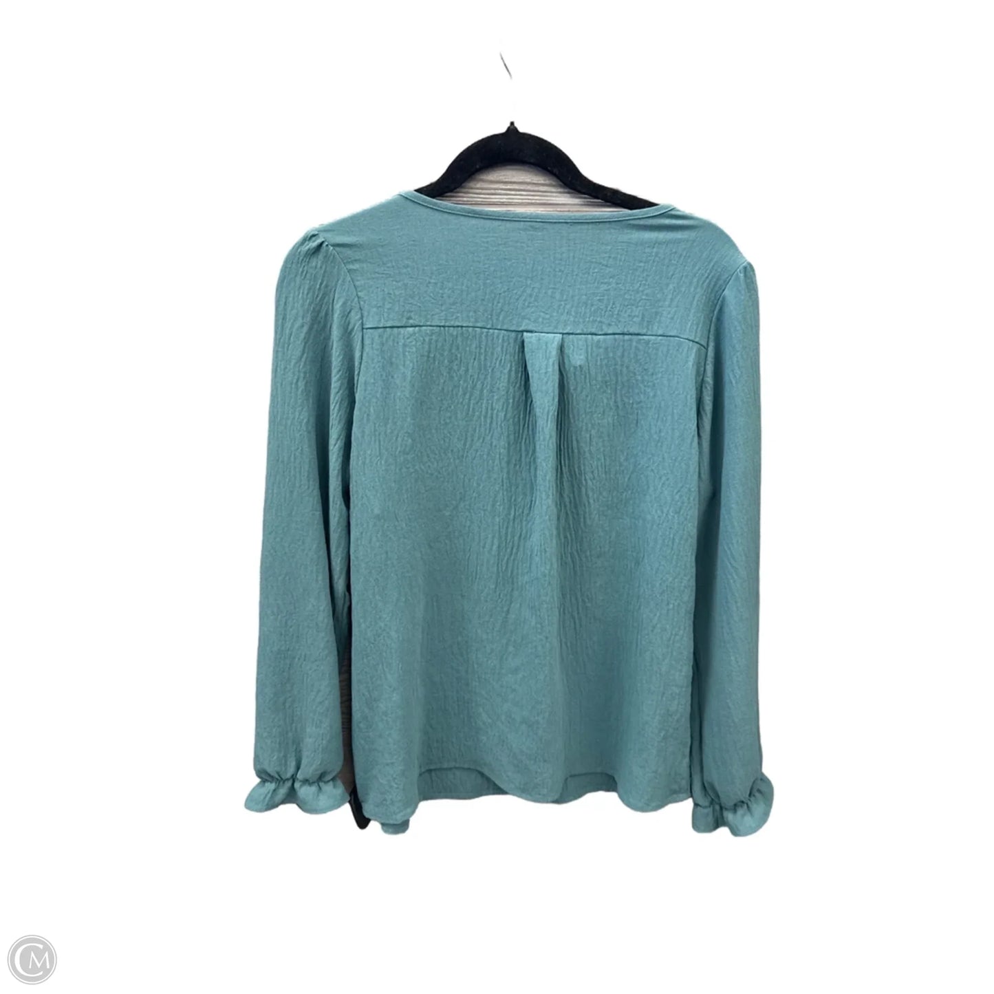 Top Long Sleeve By Clothes Mentor In Green, Size: L