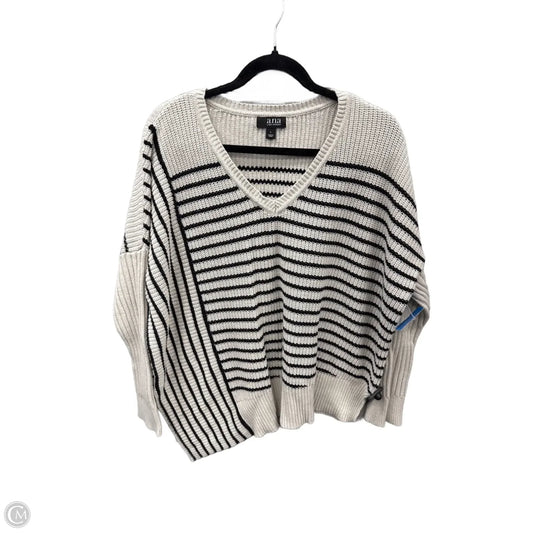 Sweater By Ana In Striped Pattern, Size: L