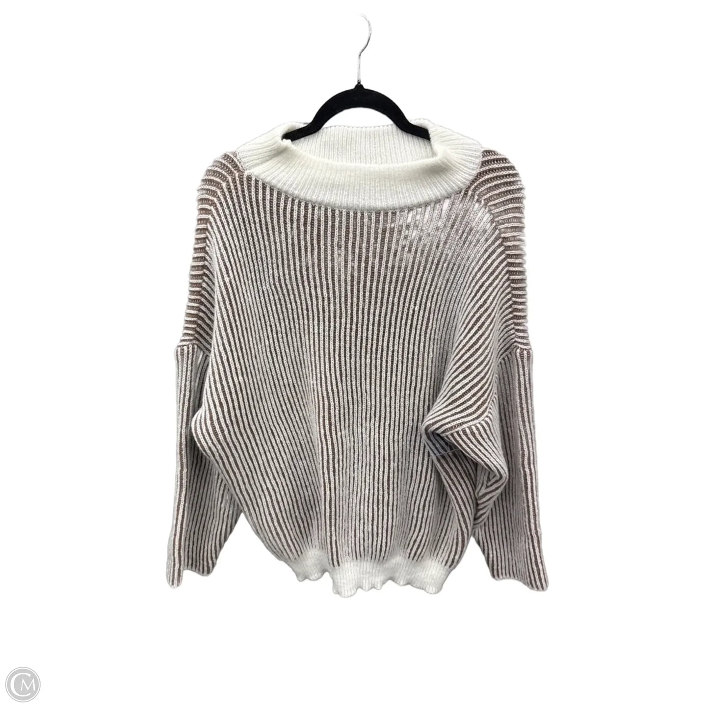 Sweater By Shein In Striped Pattern, Size: 2x