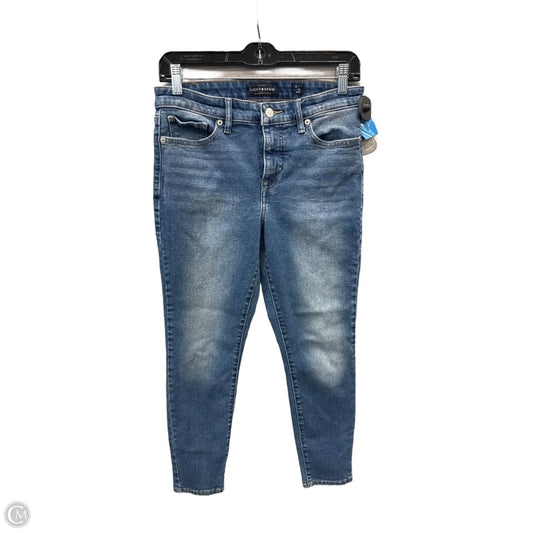 Jeans Skinny By Lucky Brand In Blue Denim, Size: 6