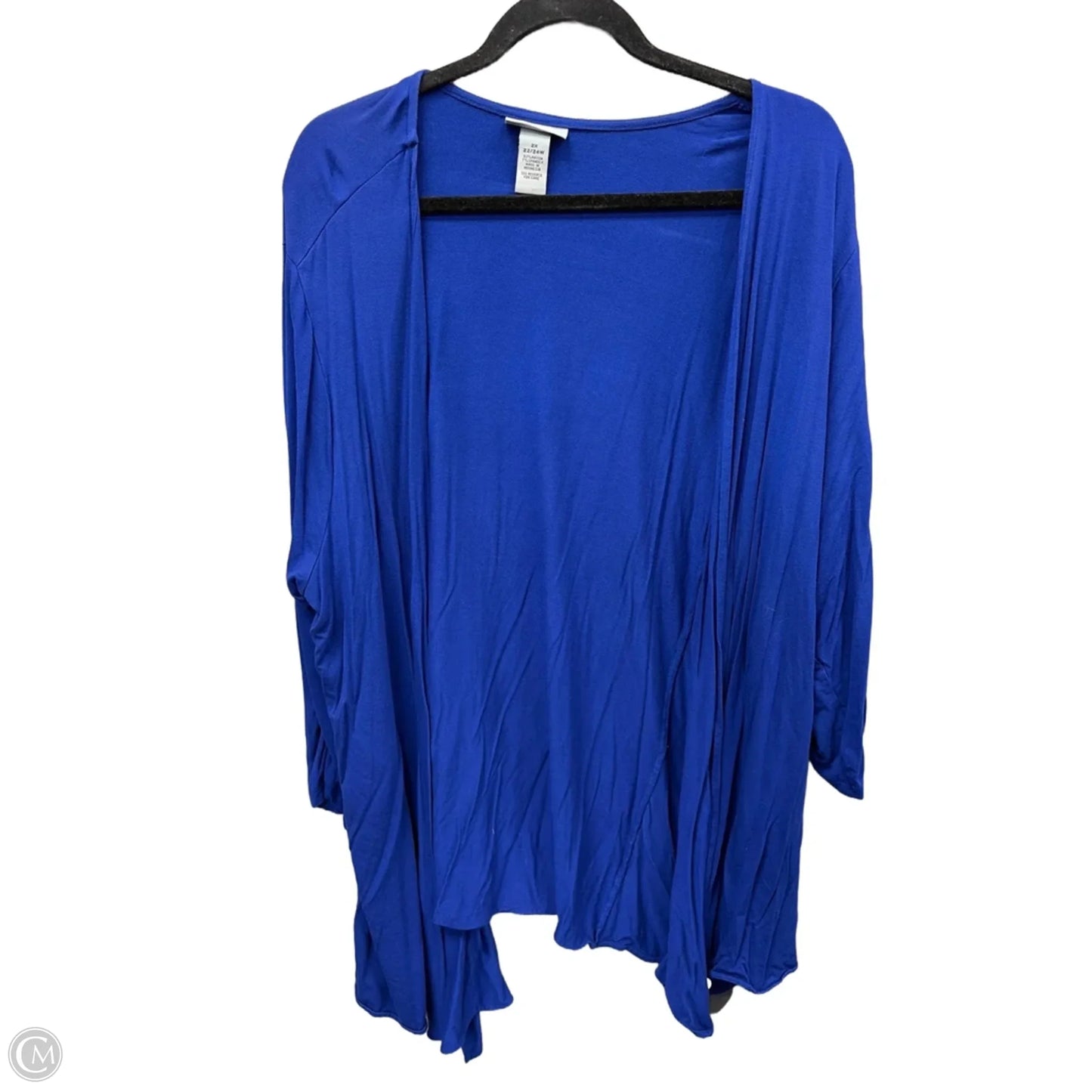 Cardigan By Catherines In Blue, Size: 2x