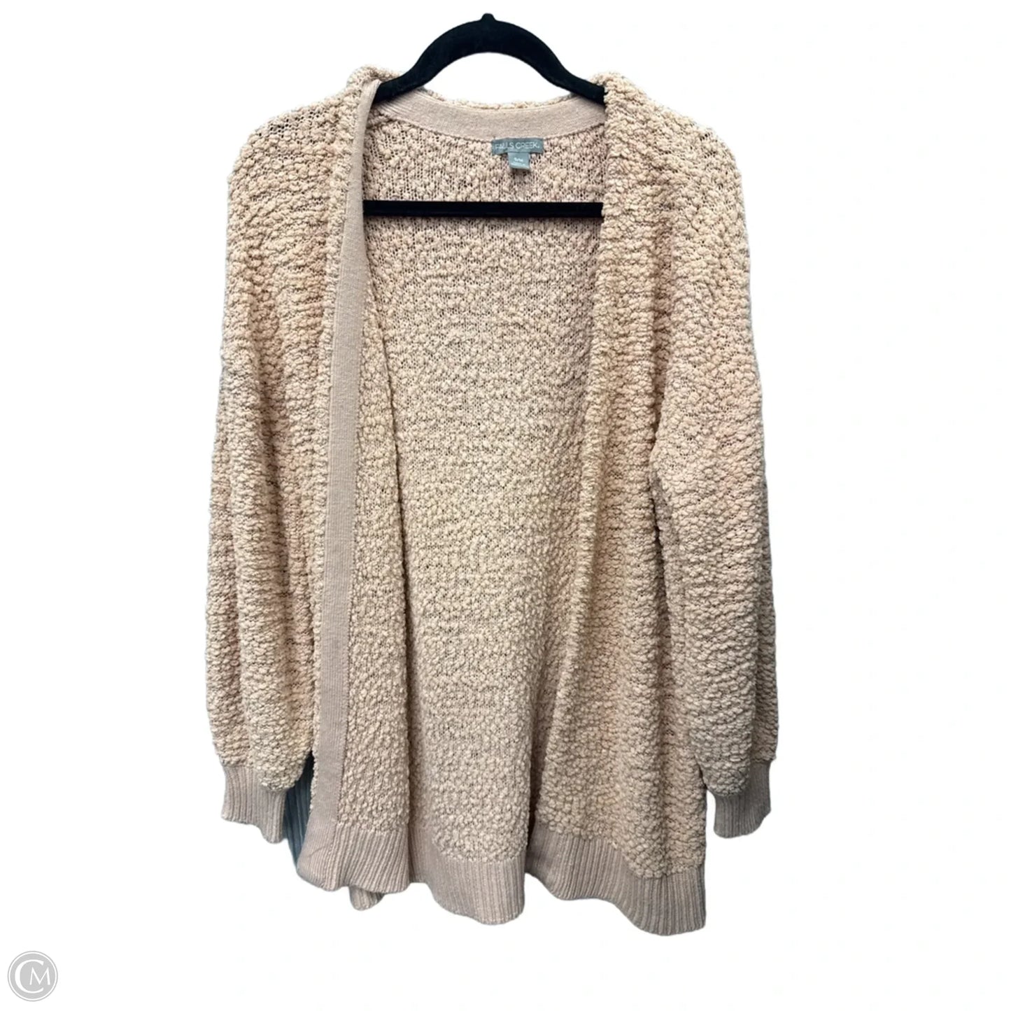 Sweater Cardigan By Falls Creek In Pink, Size: S