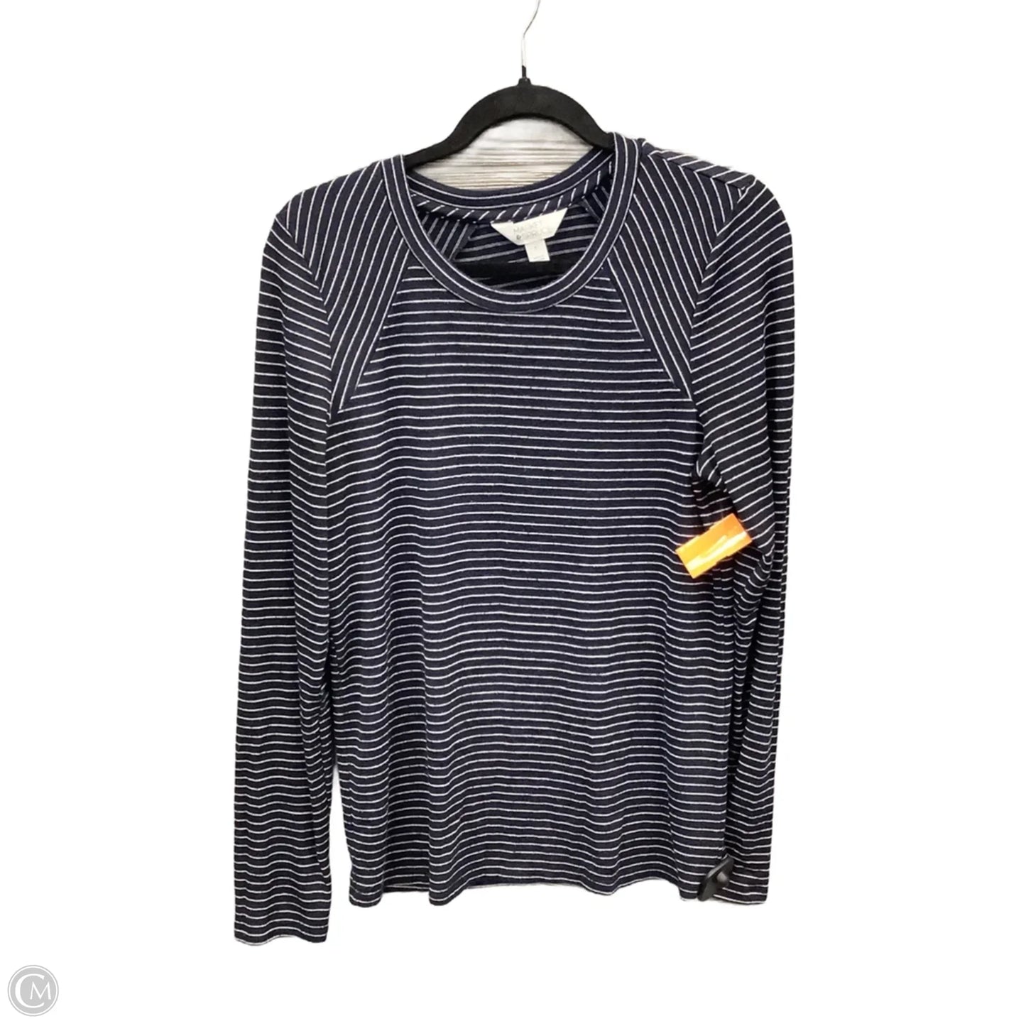 Top Long Sleeve By Market & Spruce In Striped Pattern, Size: L