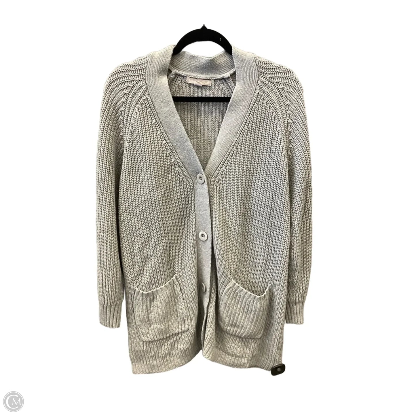 Sweater By Woman Within In Grey, Size: L