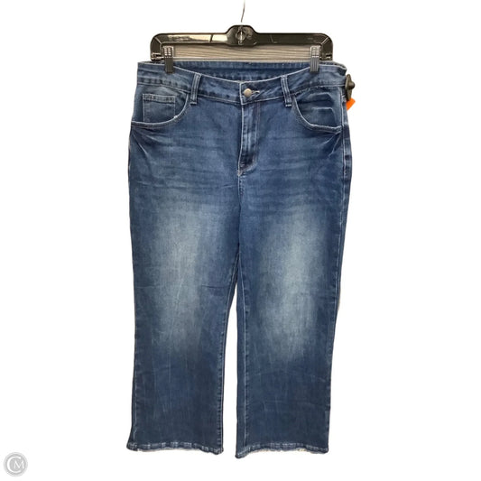 Jeans Wide Leg By Clothes Mentor In Blue Denim, Size: 14