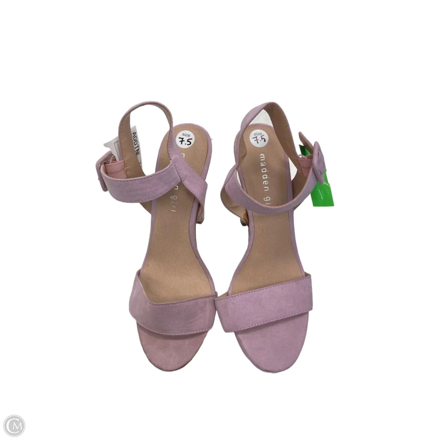 Sandals Heels Block By Madden Girl In Pink, Size: 7.5